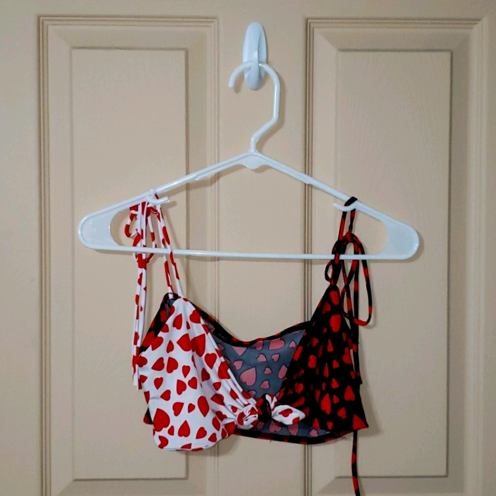 Heart crop top iheartraves